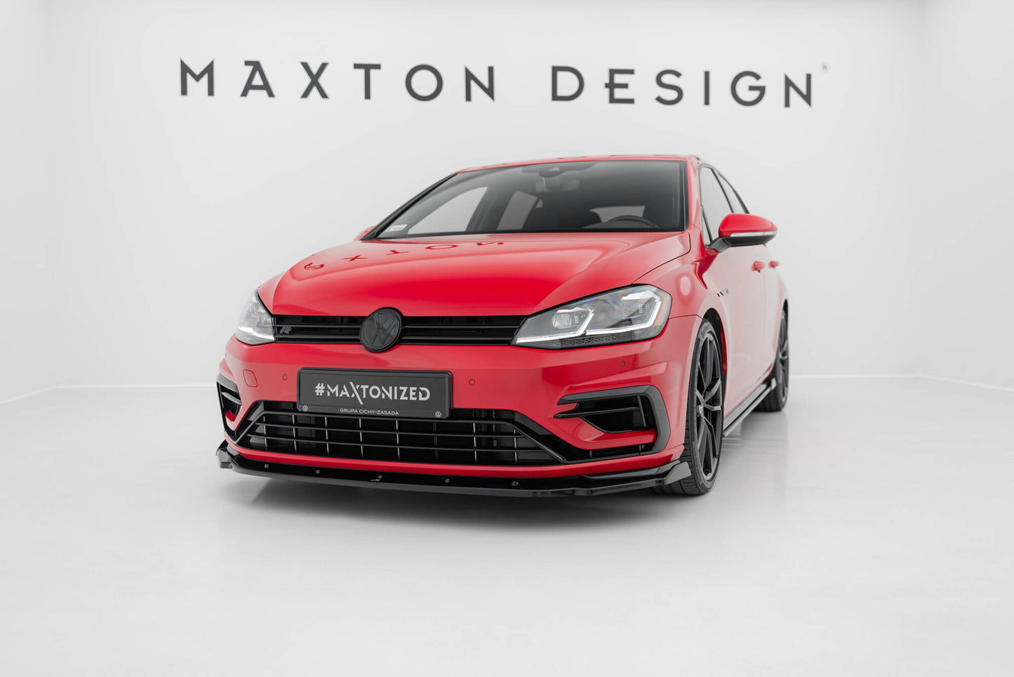 Forreste splitter V.1 Volkswagen Golf R / R-Line Mk7 Facelift