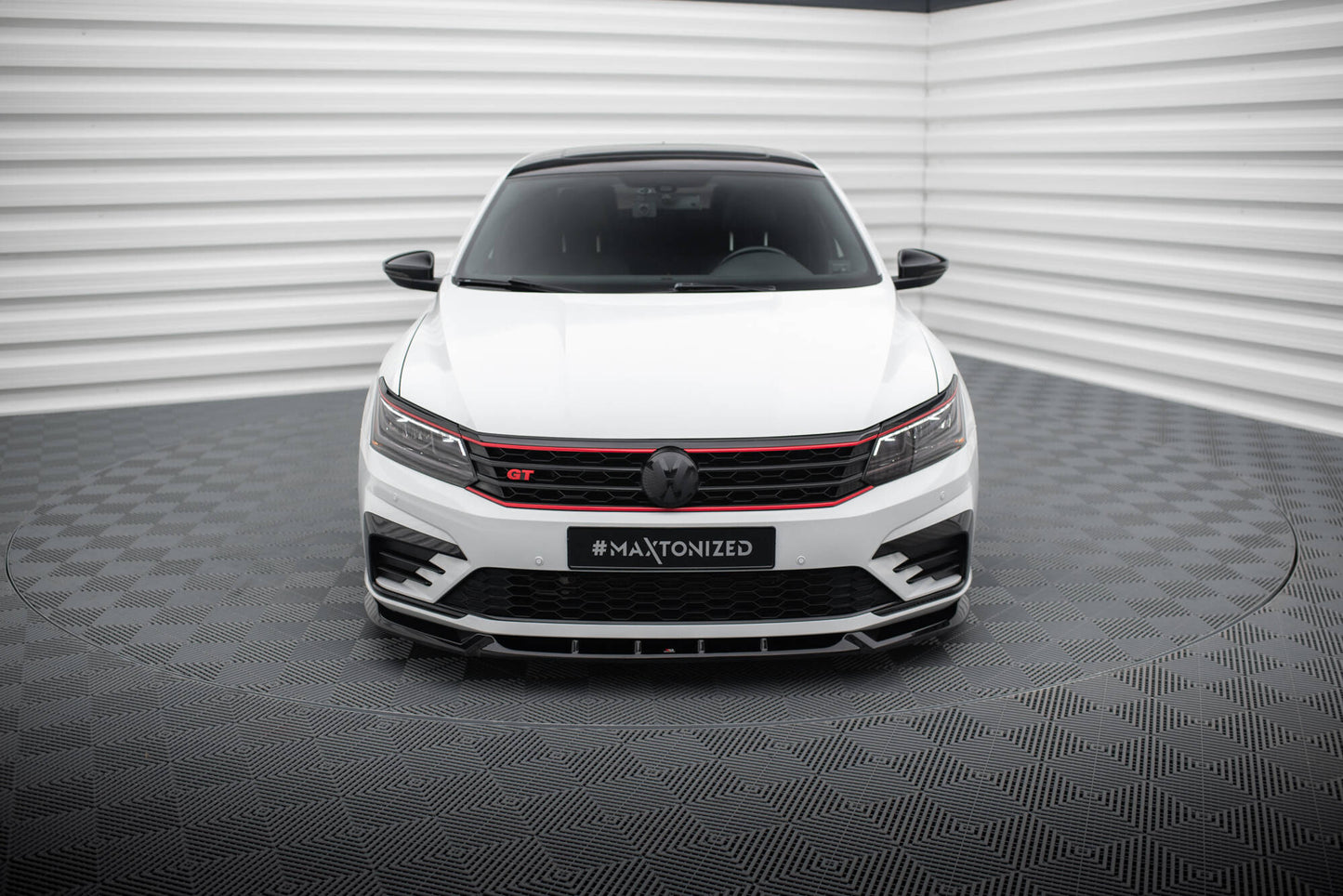 Forreste splitter V.1 Volkswagen Passat GT B8 Facelift USA