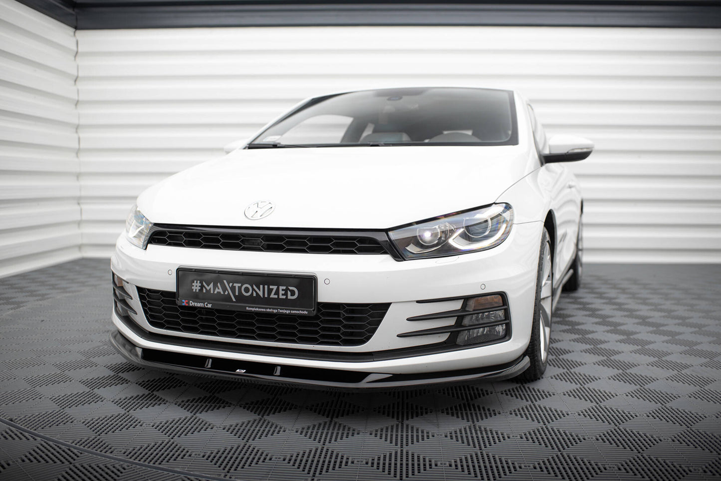 Forreste splitter V.1 Volkswagen Scirocco Mk3 Facelift