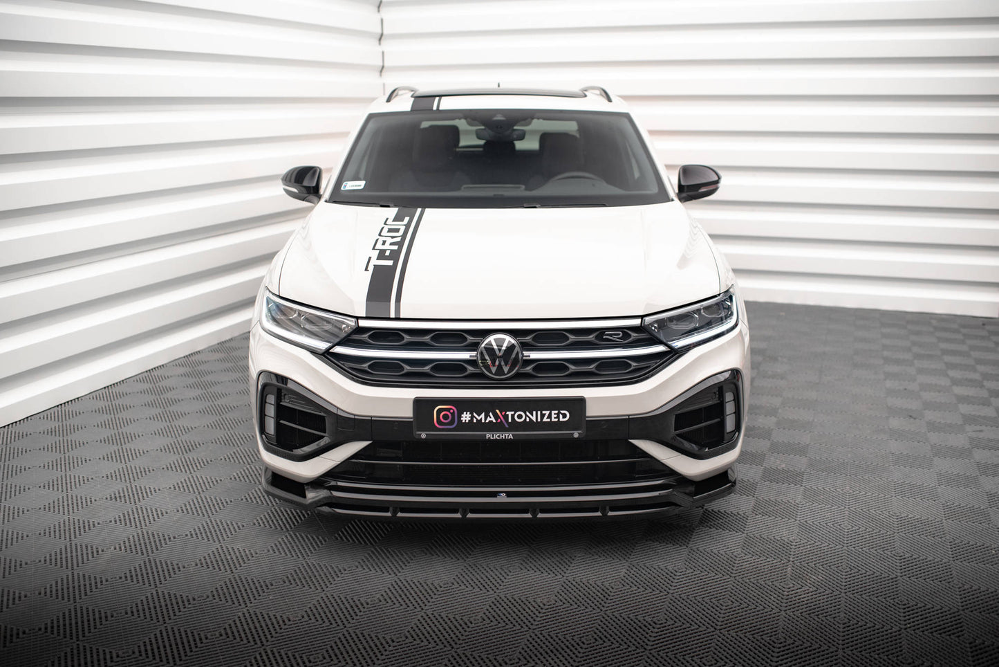 Forreste splitter V.1 Volkswagen T-Roc R / R-Line Mk1 Facelift