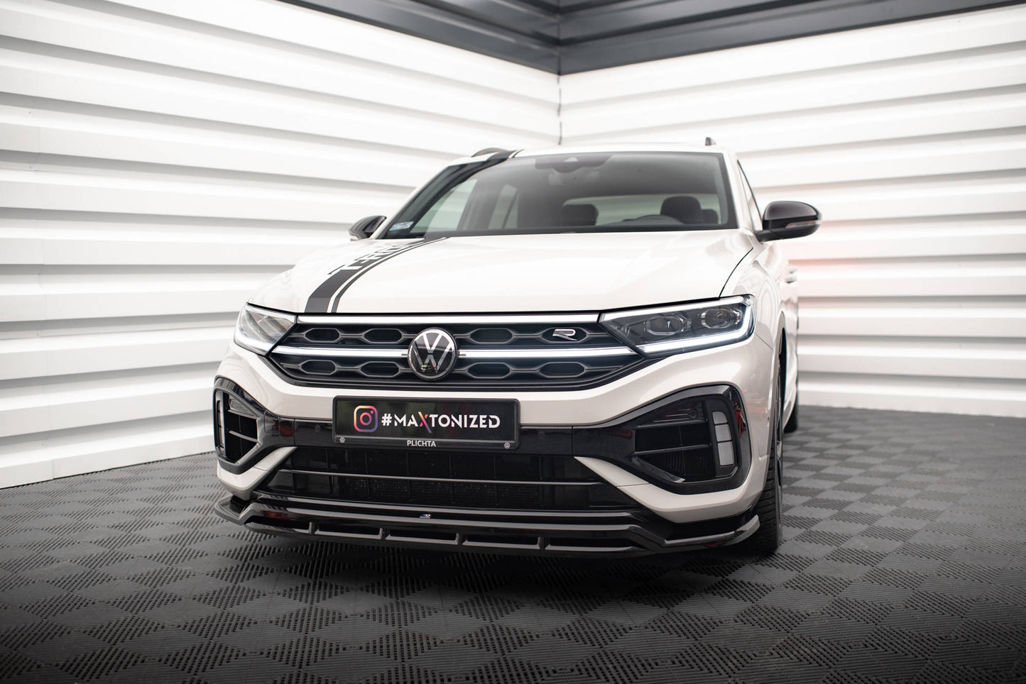 Forreste splitter V.1 Volkswagen T-Roc R / R-Line Mk1 Facelift