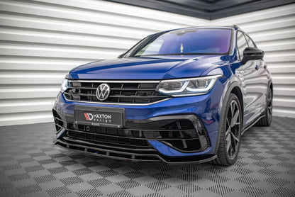 Forreste splitter V.1 Volkswagen Tiguan R / R-Line Mk2 Facelift