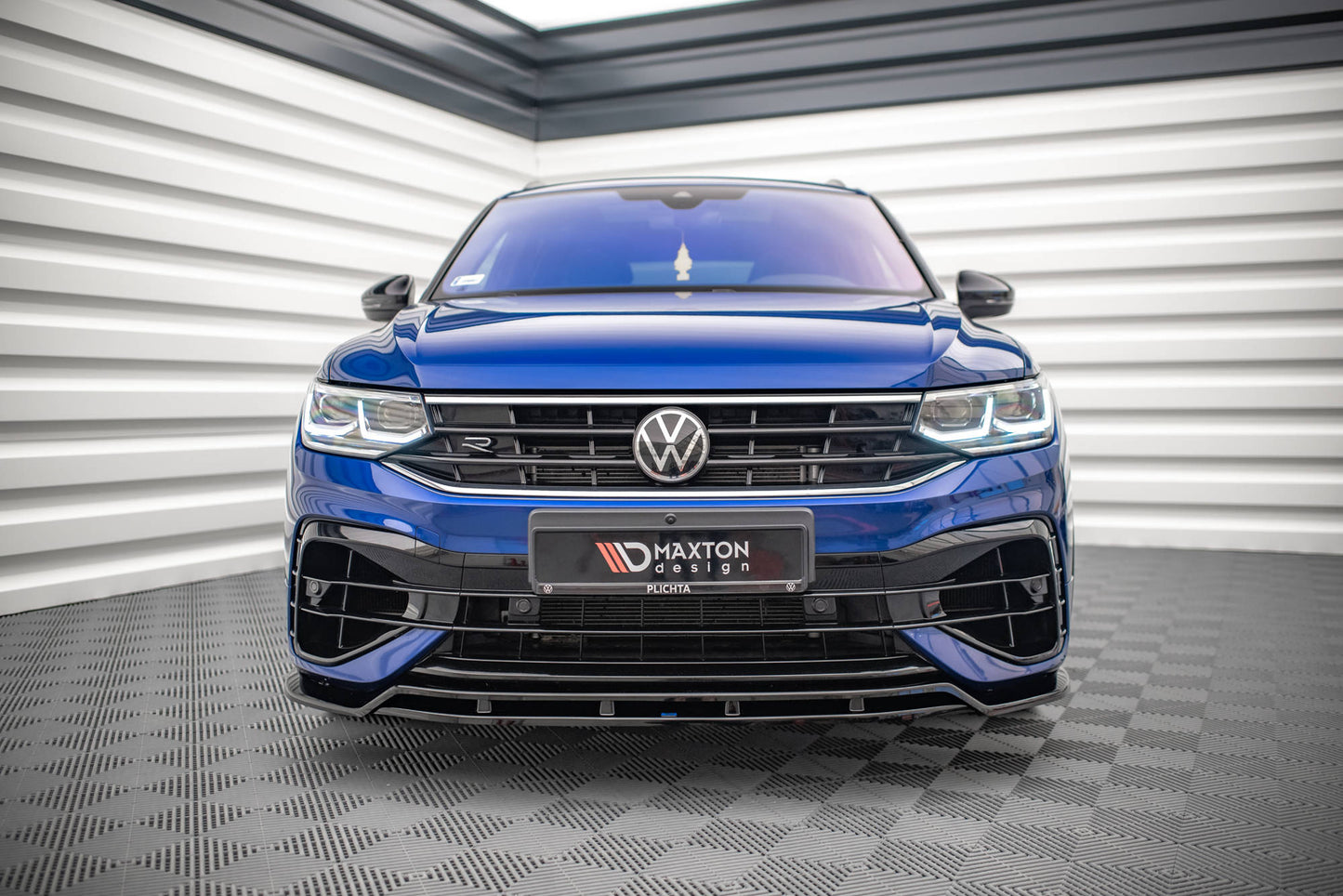 Forreste splitter V.1 Volkswagen Tiguan R / R-Line Mk2 Facelift