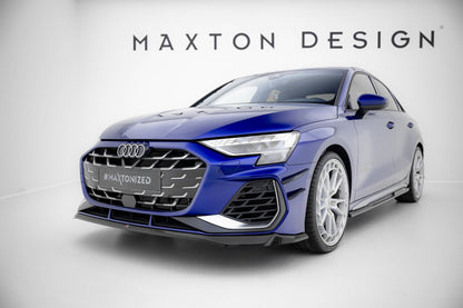 Forreste splitter V.2 Audi A3 S-Line Sedan / S3 Sedan 8Y Facelift