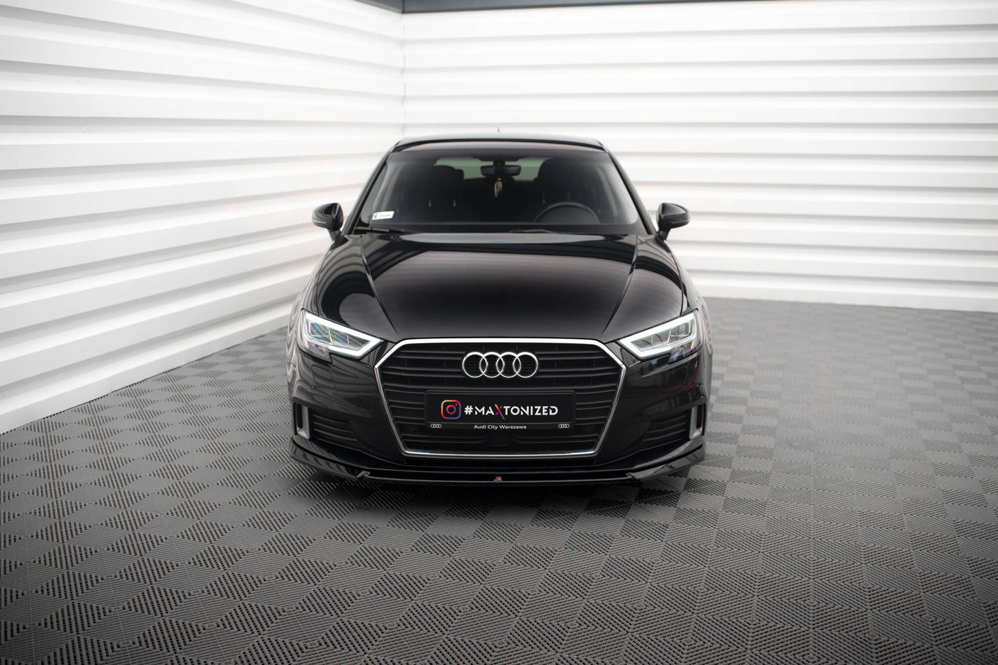 Forreste splitter V.2 Audi A3 Sportback 8V Facelift