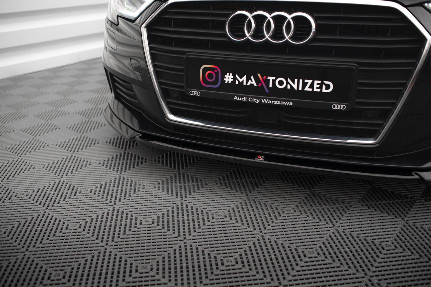 Forreste splitter V.2 Audi A3 Sportback 8V Facelift