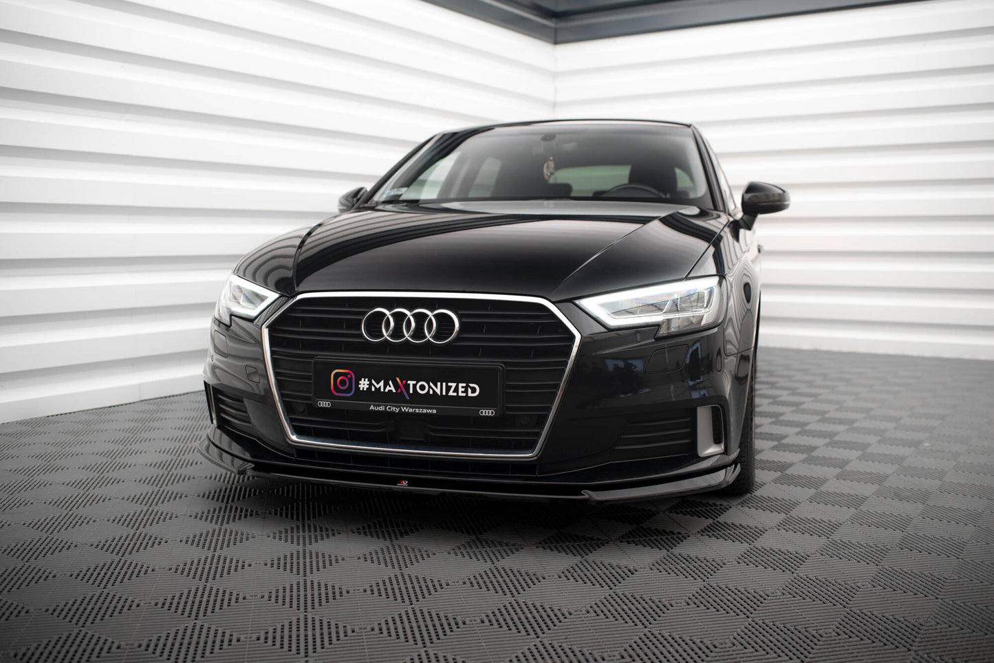 Forreste splitter V.2 Audi A3 Sportback 8V Facelift
