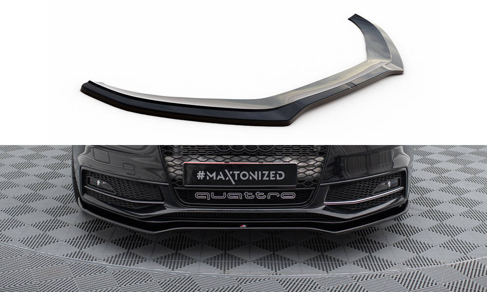 Forreste splitter V.2 Audi A4 S-Line / S4 B8 Facelift