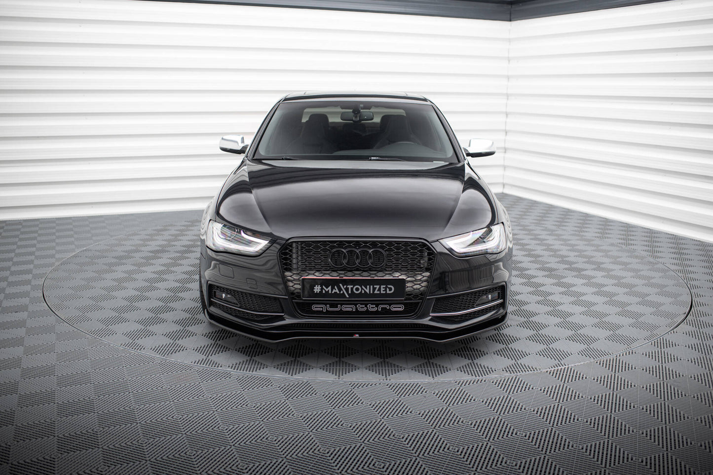 Forreste splitter V.2 Audi A4 S-Line / S4 B8 Facelift