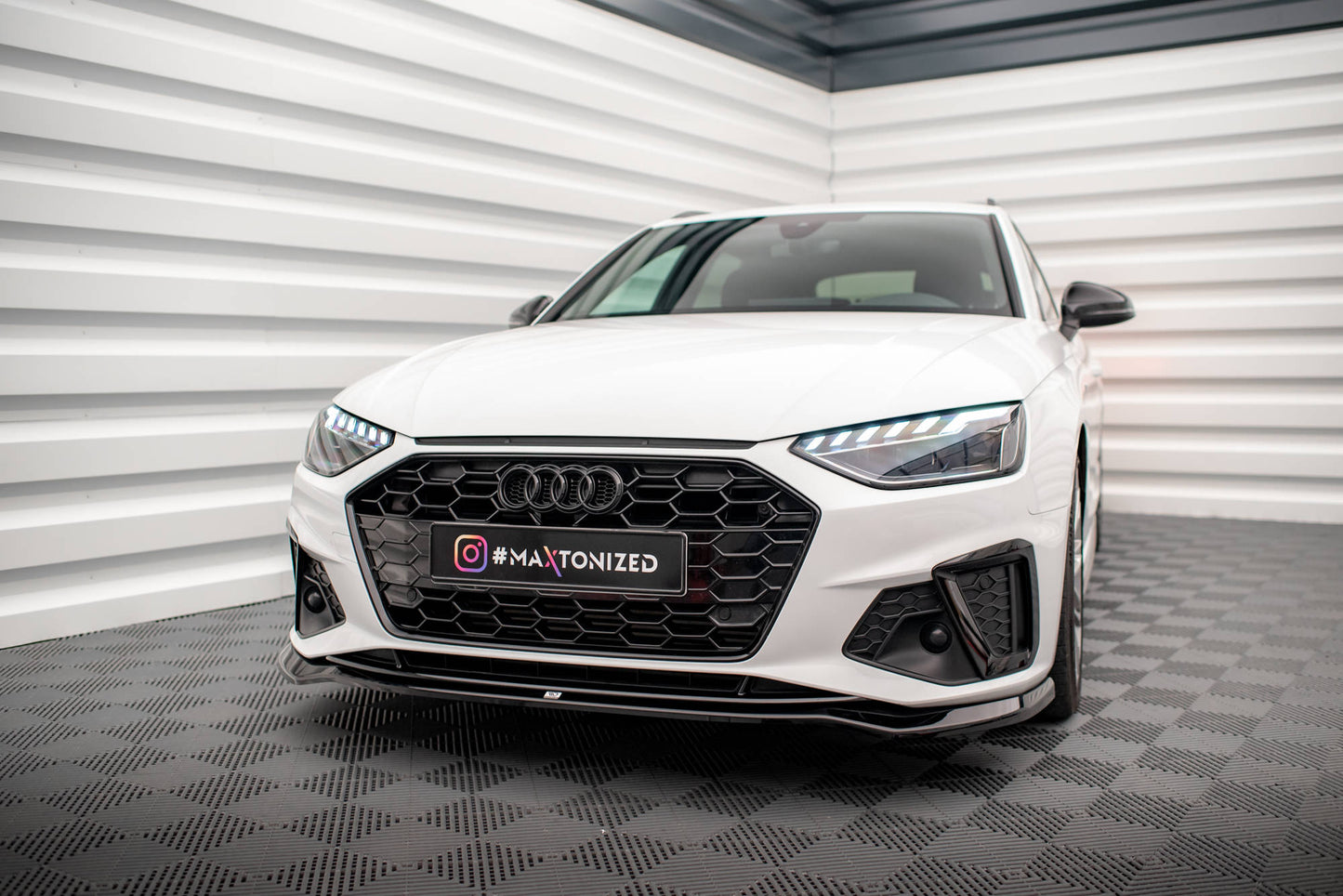 Forreste splitter V.2 Audi A4 S-Line / S4 B9 Facelift