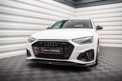 Forreste splitter V.2 Audi A4 S-Line / S4 B9 Facelift