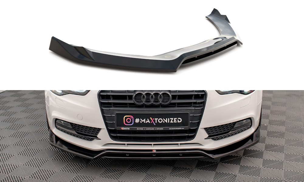 Forreste splitter V.2 Audi A5 Coupe / Sportback 8T Facelift