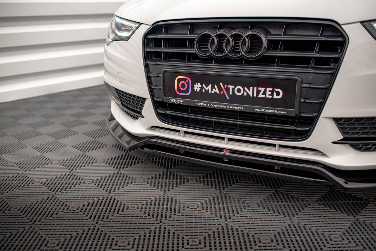 Forreste splitter V.2 Audi A5 Coupe / Sportback 8T Facelift