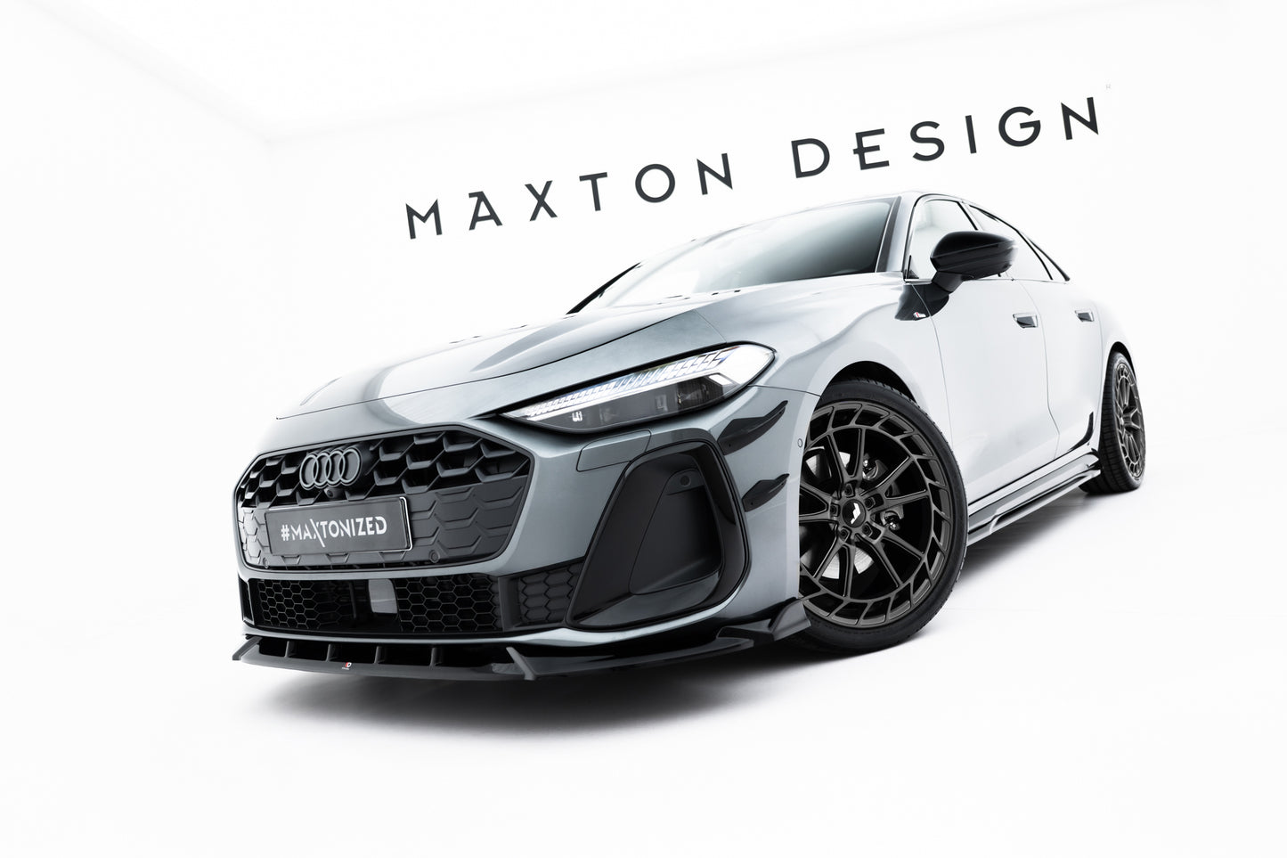 Forreste splitter V.2 Audi A5 S-Line Sedan / Avant B10