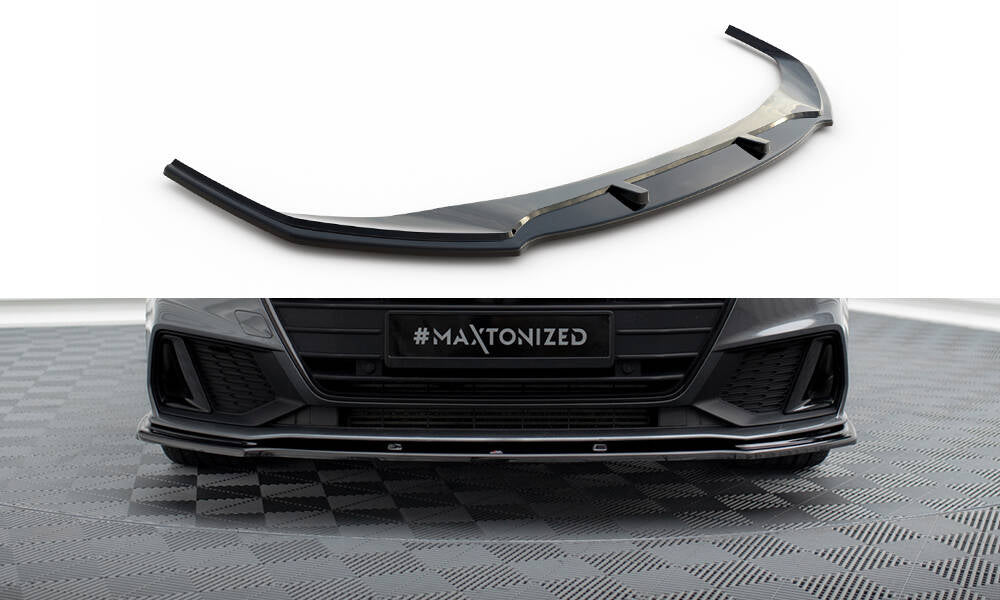 Forreste splitter V.2 Audi A7 S-Line C8 / S7 C8 / C8 Facelift / S7 Facelift