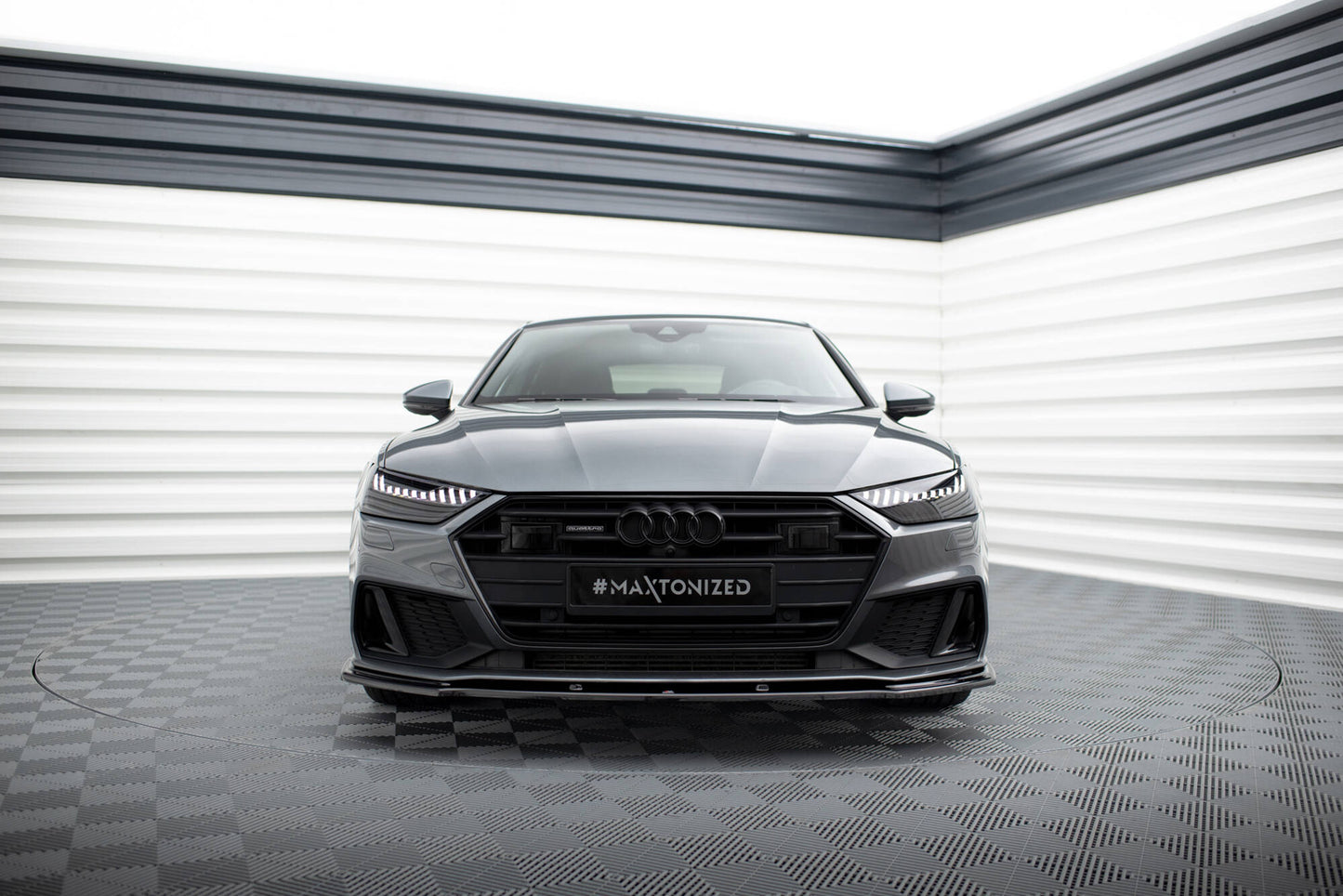 Forreste splitter V.2 Audi A7 S-Line C8 / S7 C8 / C8 Facelift / S7 Facelift