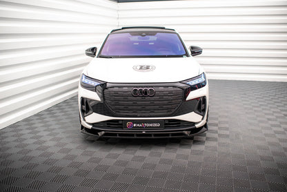 Forreste splitter V.2 Audi Q4 e-tron Sportback S-line Mk1
