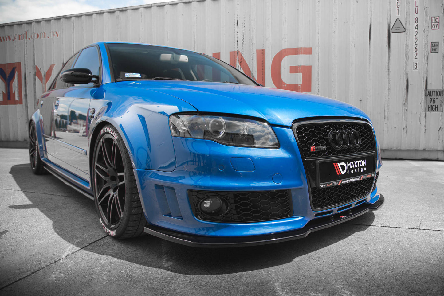 Forreste splitter V.2 Audi RS4 B7