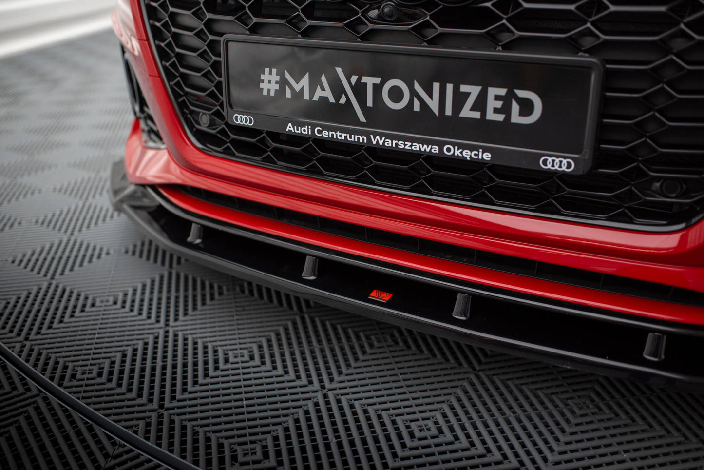 Forreste splitter V.2 Audi RS4 B9 Facelift