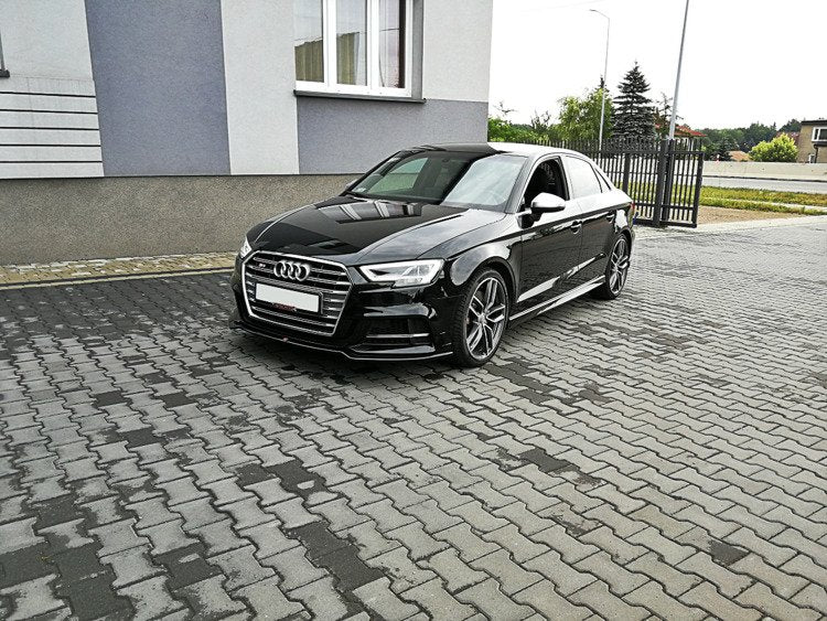 Forreste splitter V.2 Audi S3 / A3 S-Line 8V FL Sedan