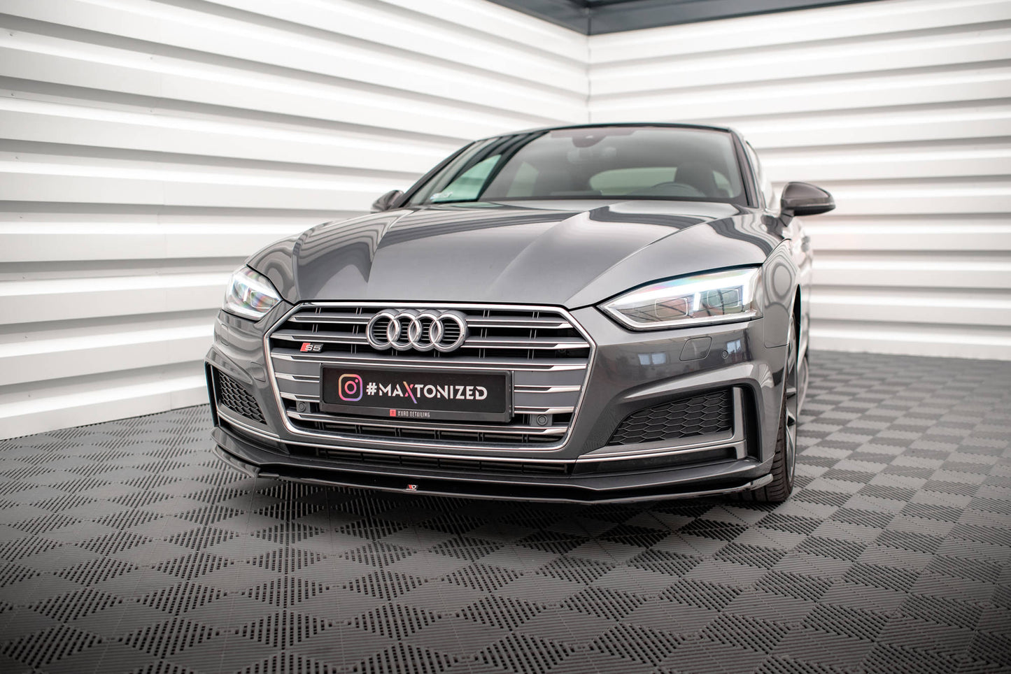 Forreste splitter V.2 Audi S5 / A5 S-Line F5 Coupe / Sportback
