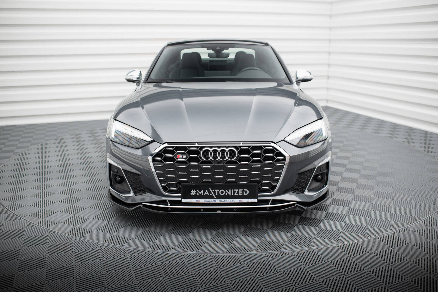 Forreste splitter V.2 Audi S5 / A5 S-Line F5 Facelift