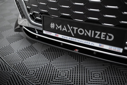 Forreste splitter V.2 Audi S5 / A5 S-Line F5 Facelift