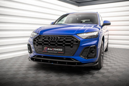 Forreste splitter V.2 Audi SQ5 / Q5 S-Line SUV / Sportback Mk2 Facelift