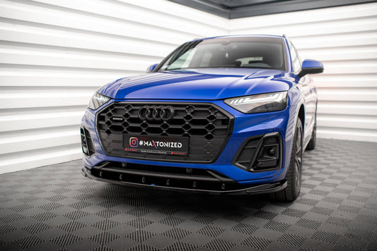 Forreste splitter V.2 Audi SQ5 / Q5 S-Line SUV / Sportback Mk2 Facelift