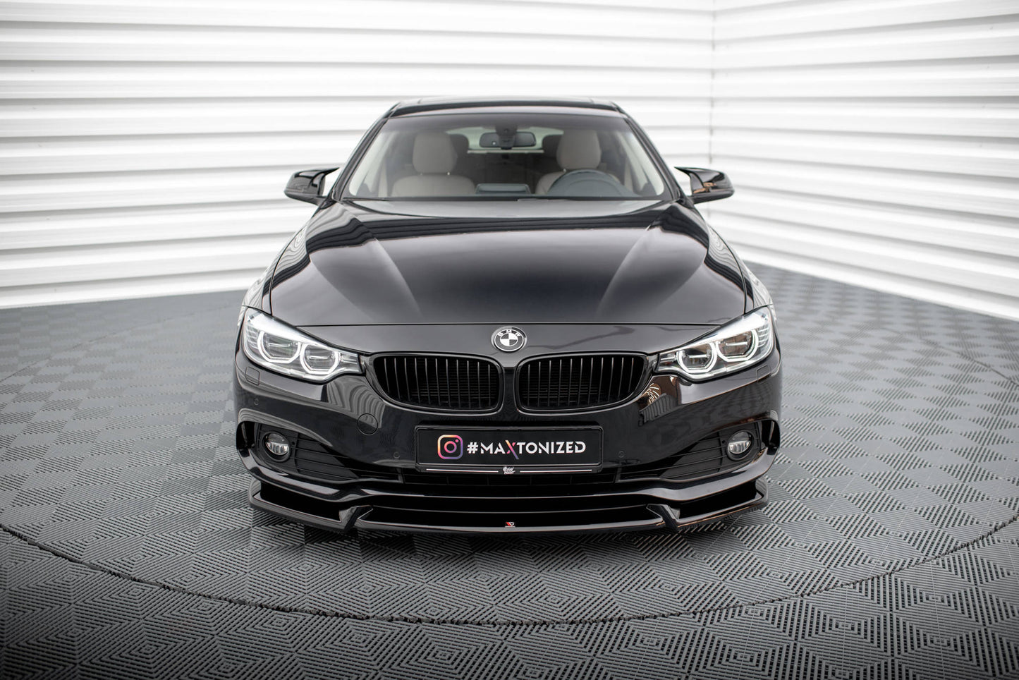 Forreste splitter V.2 BMW 4 Coupe / Gran Coupe / Cabrio F32 / F36 / F33
