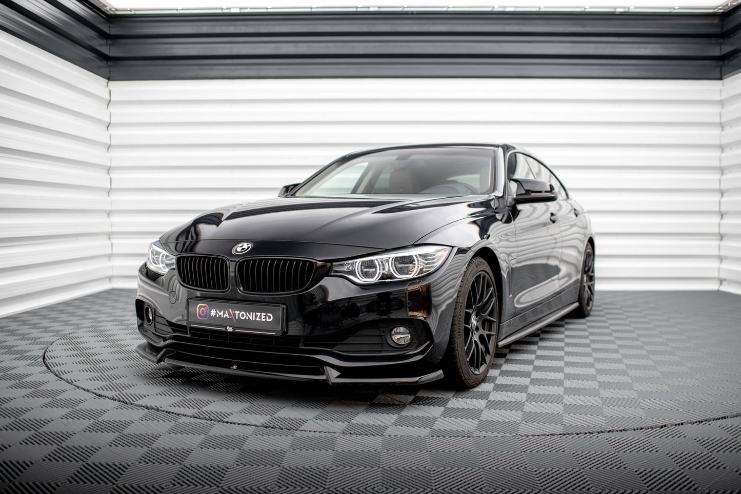 Forreste splitter V.2 BMW 4 Coupe / Gran Coupe / Cabrio F32 / F36 / F33
