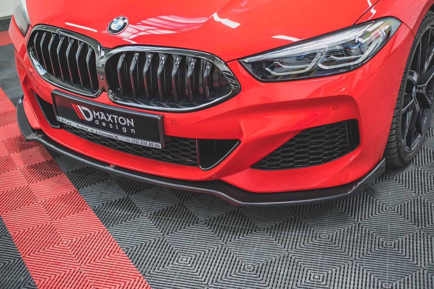 Forreste splitter V.2 BMW 8 Coupe G15 / 8 Gran Coupe M-pack G16