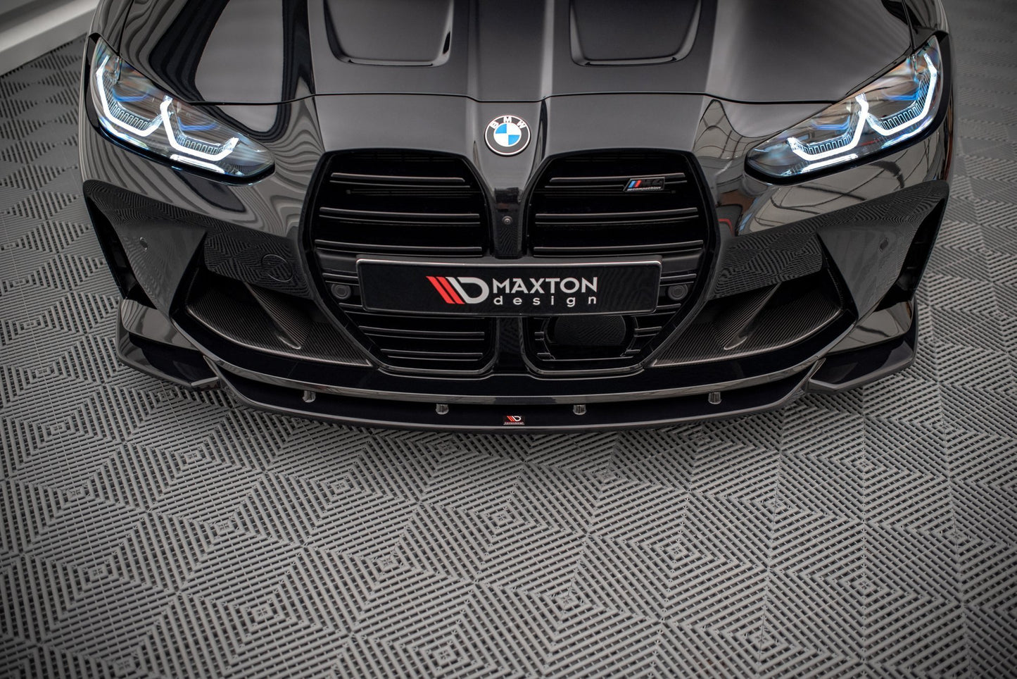 Forreste splitter V.2 BMW M4 G82 / G82 Facelift
