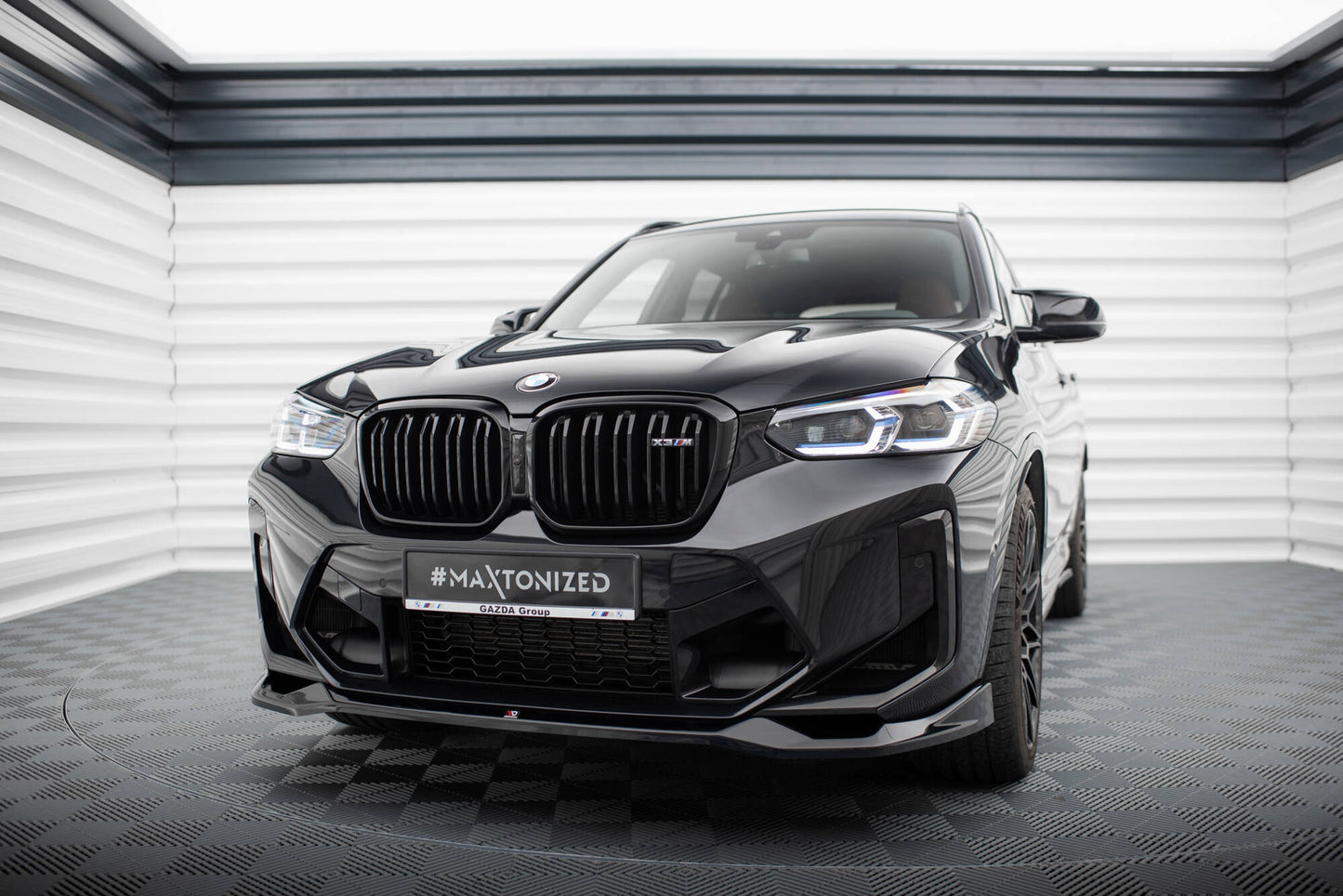 Forreste splitter V.2 BMW X3 M F97 Facelift