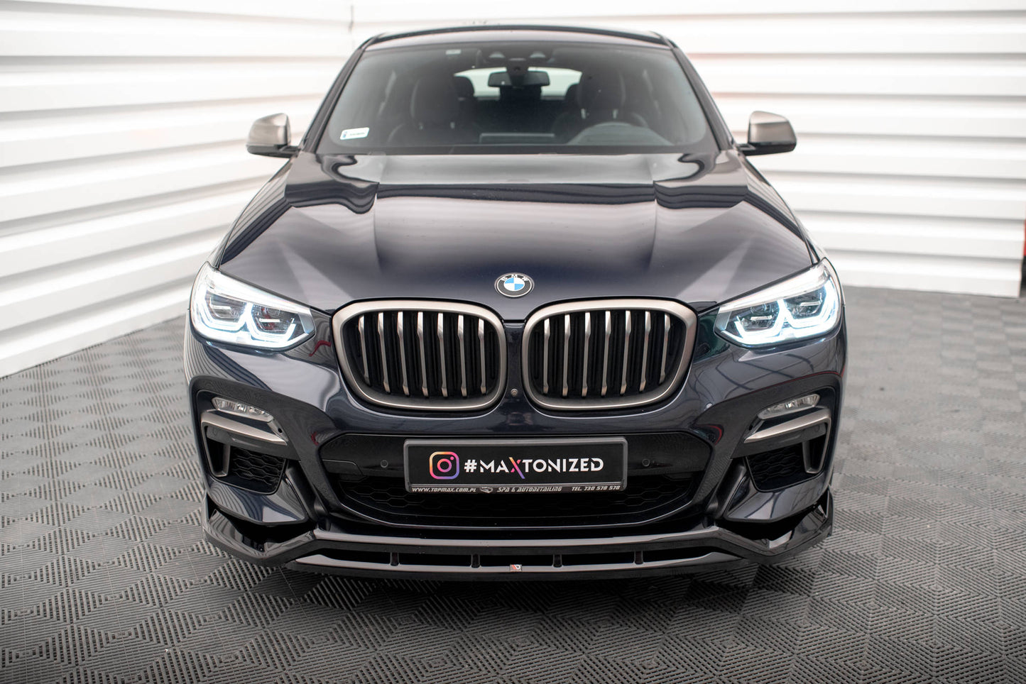 Forreste splitter V.2 BMW X4 M-Pack G02