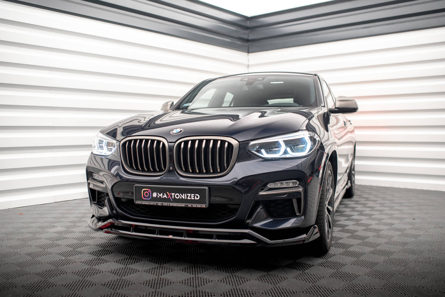 Forreste splitter V.2 BMW X4 M-Pack G02