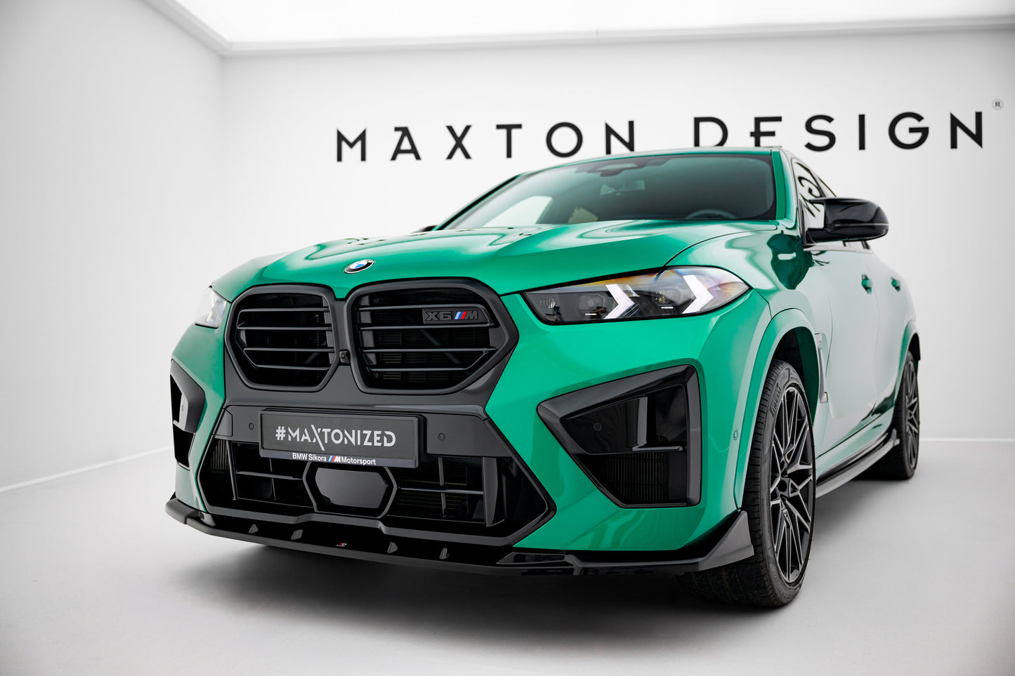 Forreste splitter V.2 BMW X6 M F96 Facelift