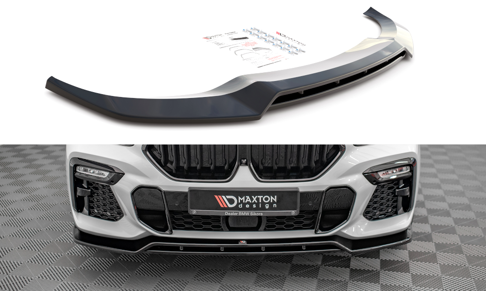 Forreste splitter V.2 BMW X6 M-Pack G06
