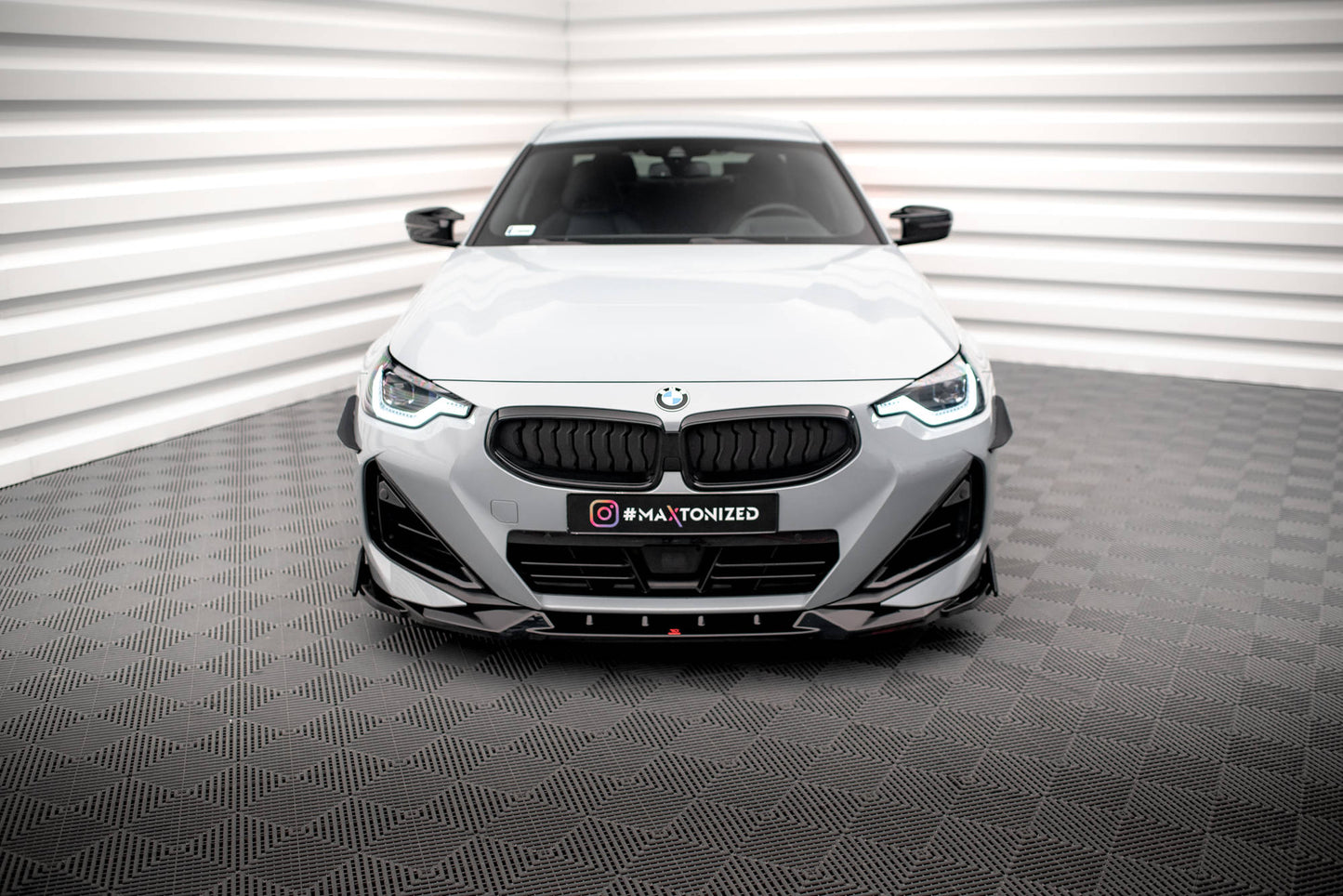 Forreste splitter V.2 + Flaps BMW 2 Coupe M-Pack / M240i G42