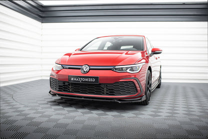Forreste splitter V.2 + Flaps Volkswagen Golf GTI / GTE / GTD / R-Line Mk8
