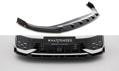 Forreste splitter V.2 + Flaps Volkswagen Golf GTI / GTE / R-Line Mk8 Facelift