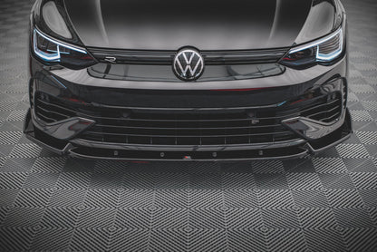 Forreste splitter V.2 + Flaps Volkswagen Golf R Mk8