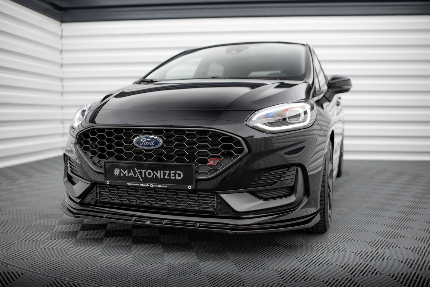 Forreste splitter V.2 Ford Fiesta ST / ST-line Mk8 Facelift