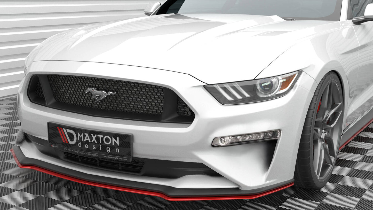 Forreste splitter V.2 Ford Mustang Mk6 Facelift