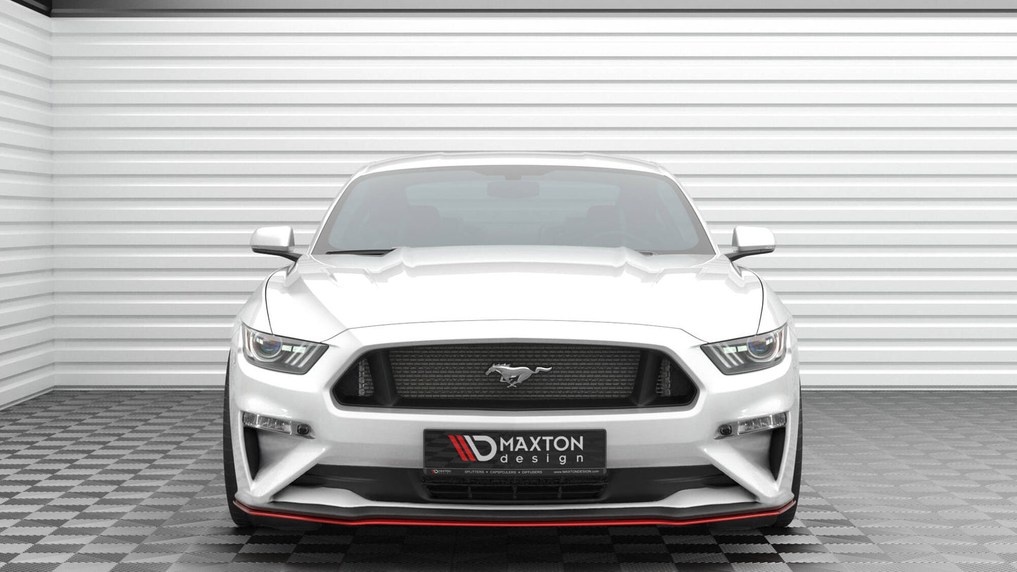 Forreste splitter V.2 Ford Mustang Mk6 Facelift