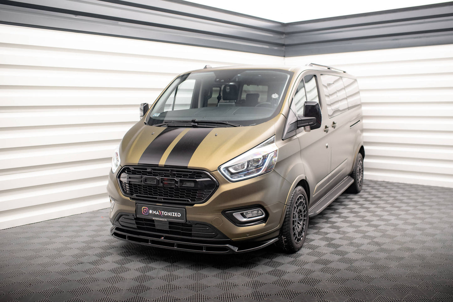 Forreste splitter V.2 Ford Transit Custom Mk1 Facelift / Tourneo Custom Mk1 Facelift