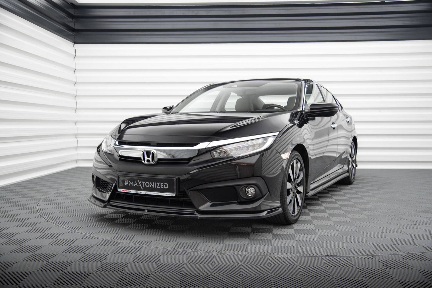Forreste splitter V.2 Honda Civic Sedan Mk10