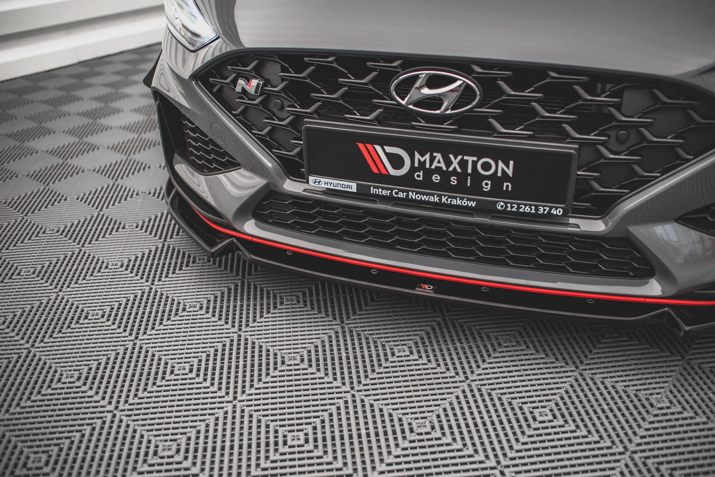 Forreste splitter V.2 Hyundai I30 N / I30 N-Line Hatchback/Fastback Mk3 Facelift