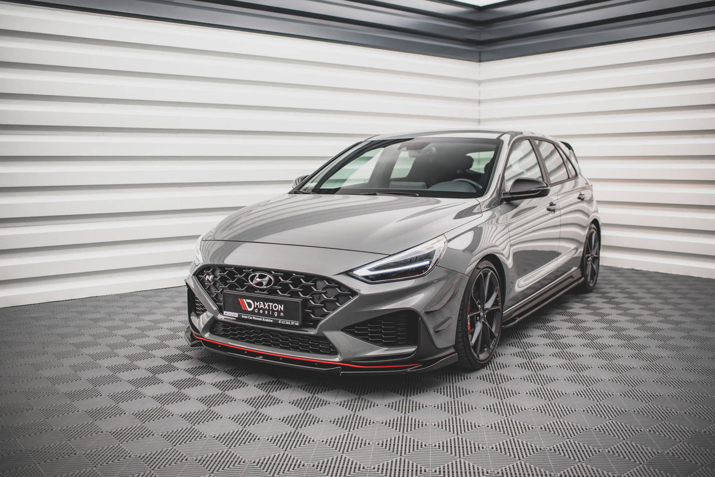 Forreste splitter V.2 Hyundai I30 N / I30 N-Line Hatchback/Fastback Mk3 Facelift