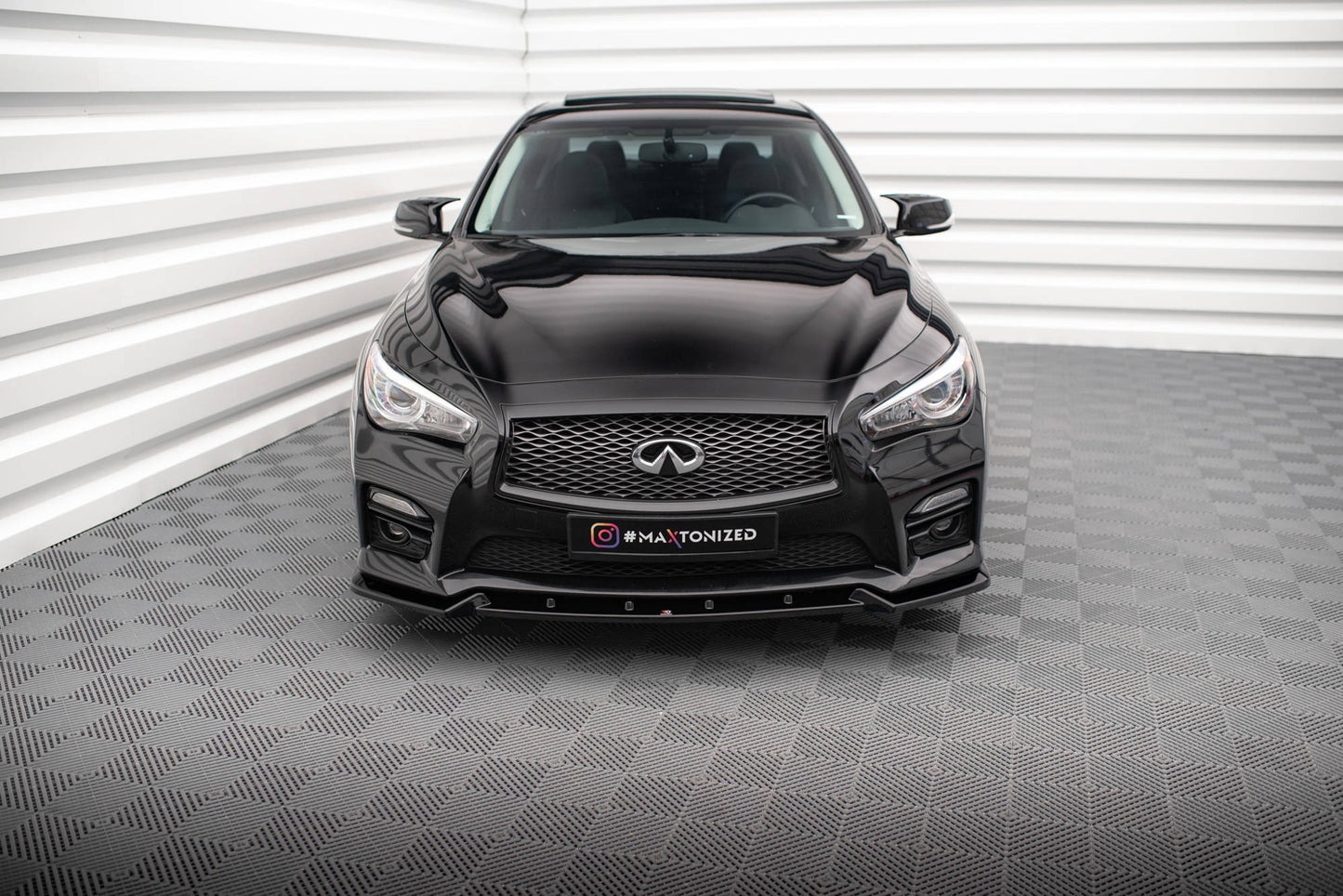 Forreste splitter V.2 Infiniti Q50 S Mk1